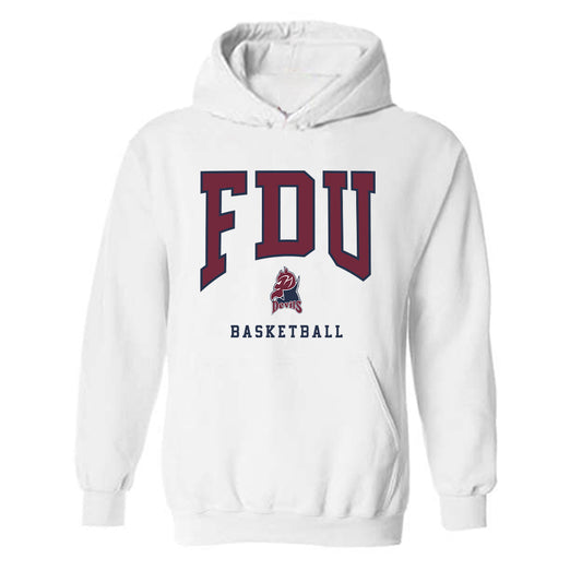 FDU Madison - NCAA Men's Basketball : Frankie Denvir - Hooded Sweatshirt-0
