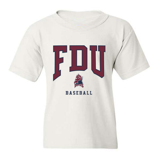 FDU - NCAA Baseball : Aaron Santos - Youth T-Shirt-0