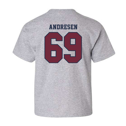 FDU - NCAA Men's Tennis : Jaden Andresen - Youth T-Shirt-1