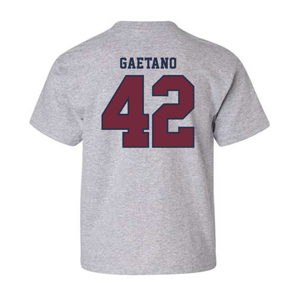 FDU - NCAA Baseball : Tyler Gaetano - Youth T-Shirt-1