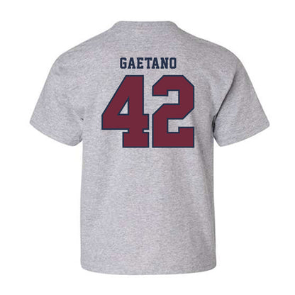 FDU - NCAA Baseball : Tyler Gaetano - Youth T-Shirt-1
