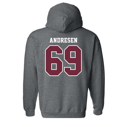 FDU - NCAA Men's Tennis : Jaden Andresen - Hooded Sweatshirt-1