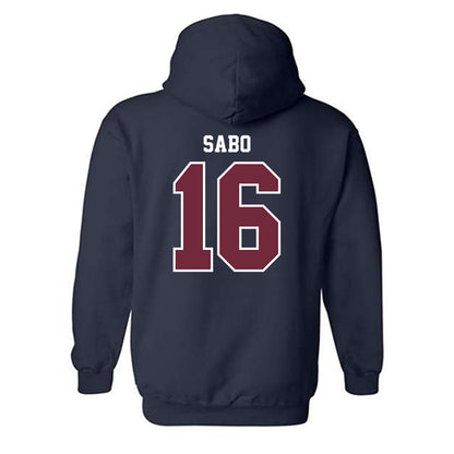 FDU - NCAA Baseball : Evan Sabo - Hooded Sweatshirt-1