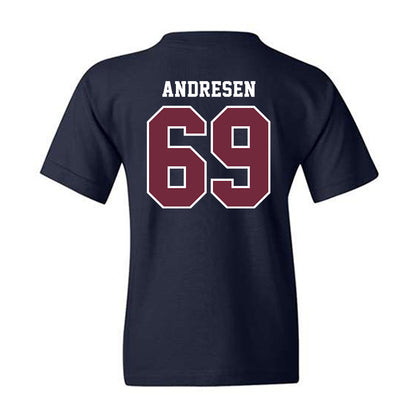 FDU - NCAA Men's Tennis : Jaden Andresen - Youth T-Shirt-1