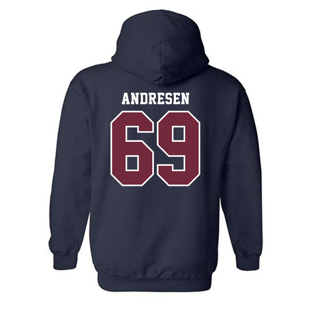 FDU - NCAA Men's Tennis : Jaden Andresen - Hooded Sweatshirt-1
