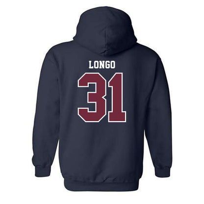 FDU Madison - NCAA Baseball : Peter Longo - Hooded Sweatshirt-1