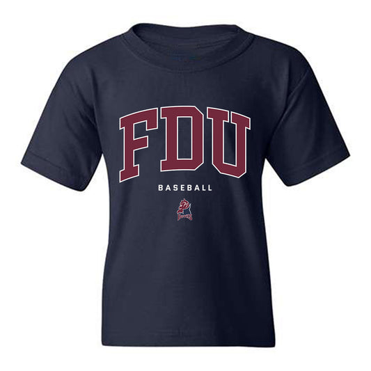 FDU - NCAA Baseball : Evan Sabo - Youth T-Shirt-0