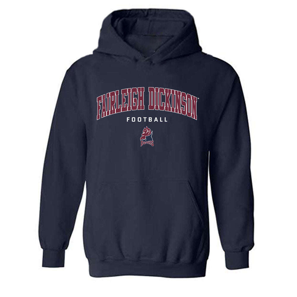 FDU - NCAA Football : John Chatham - Classic Shersey Hooded Sweatshirt-0
