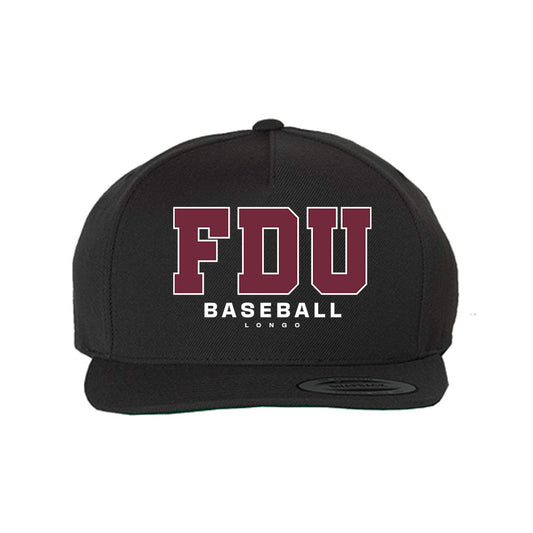 FDU Madison - NCAA Baseball : Peter Longo - Snapback Hat-0