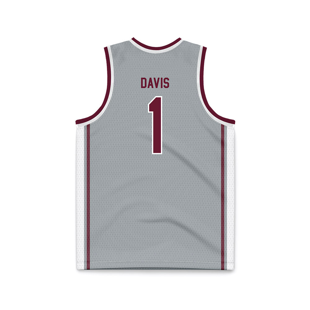 AAMU - NCAA Men's Basketball : Koron Davis - Basketball Jersey-1
