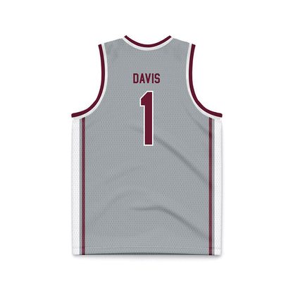 AAMU - NCAA Men's Basketball : Koron Davis - Basketball Jersey-1