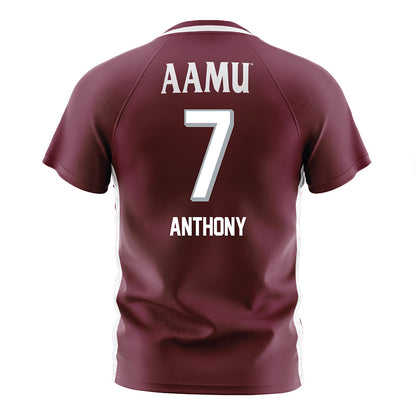 AAMU - NCAA Women's Soccer : Jhelysse Anthony - Soccer Jersey-1