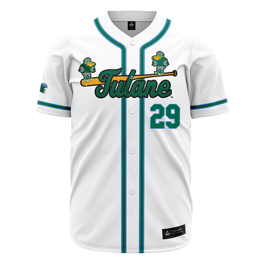 Tulane - NCAA Baseball : Brayden Morrow - Baseball Jersey