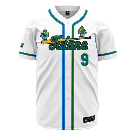 Tulane - NCAA Baseball : Jacob LaPrairie - Baseball Jersey