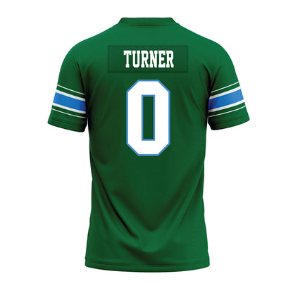Tulane - NCAA Football : Maurice Turner - Green Premium Football Jersey-1