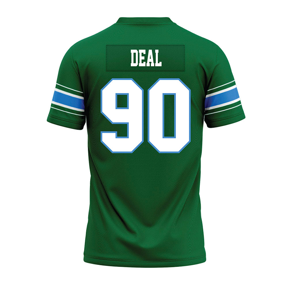 Tulane - NCAA Football : Devean Deal - Green Premium Football Jersey