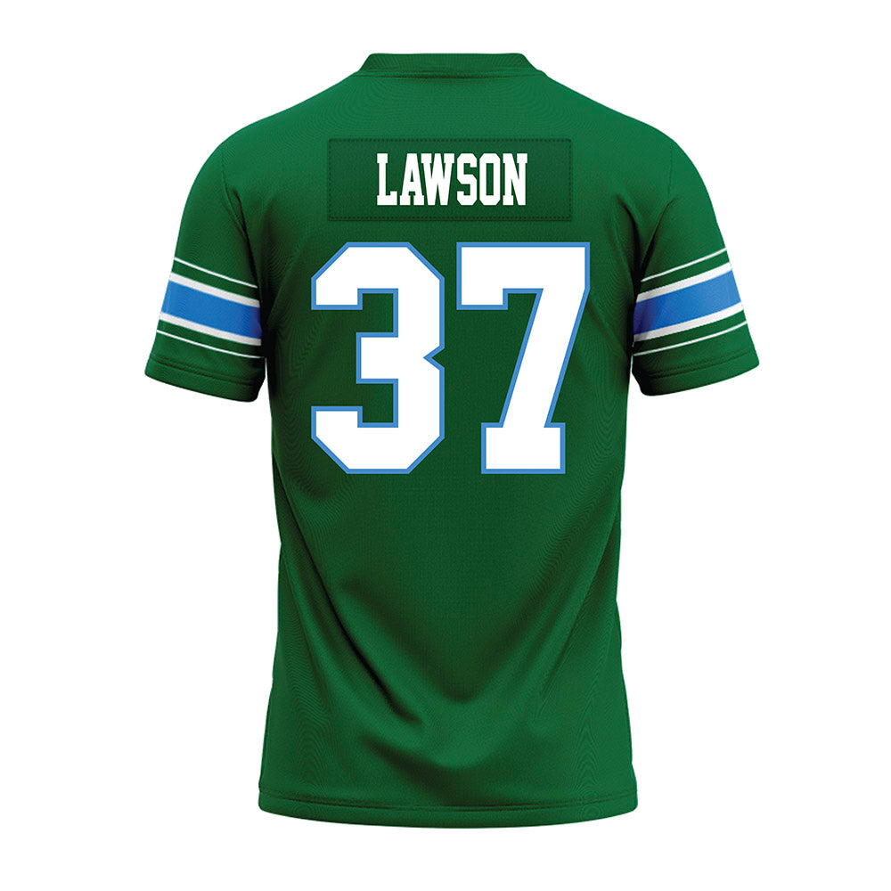 Tulane - NCAA Football : Harold Lawson - Green Premium Football Jersey-1