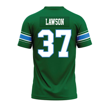 Tulane - NCAA Football : Harold Lawson - Green Premium Football Jersey-1