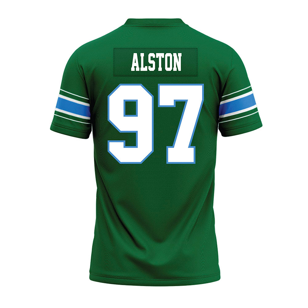 Tulane - NCAA Football : Nikolas Alston - Green Premium Football Jersey-1