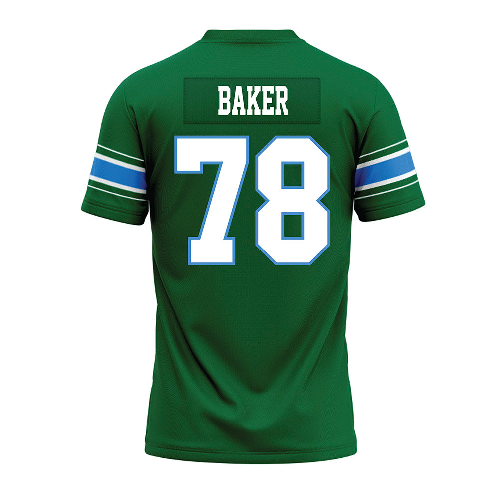 Tulane - NCAA Football : Reese Baker - Green Premium Football Jersey-1