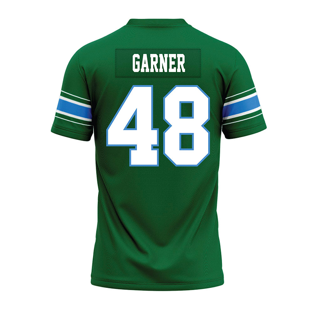 Tulane - NCAA Football : Jahrie Garner - Green Premium Football Jersey-1