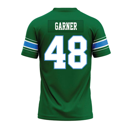 Tulane - NCAA Football : Jahrie Garner - Green Premium Football Jersey-1
