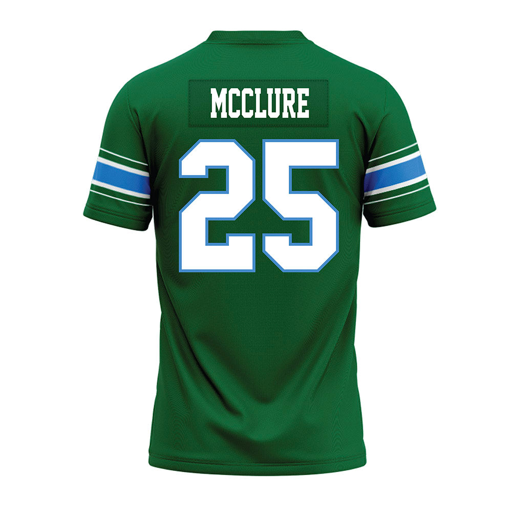 Tulane - NCAA Football : Jamauri McClure - Green Premium Football Jersey