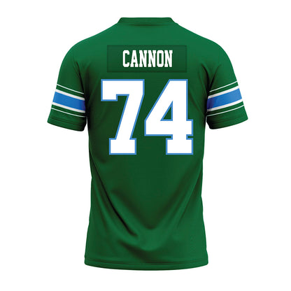 Tulane - NCAA Football : Landry Cannon - Green Premium Football Jersey