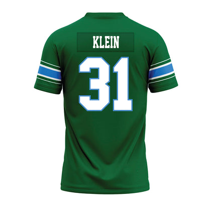 Tulane - NCAA Football : Carson Klein - Green Premium Football Jersey