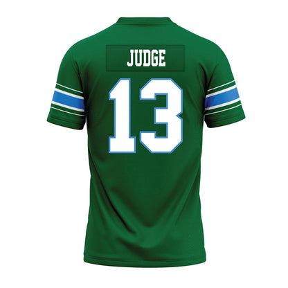 Tulane - NCAA Football : Jakson Judge - Green Premium Football Jersey