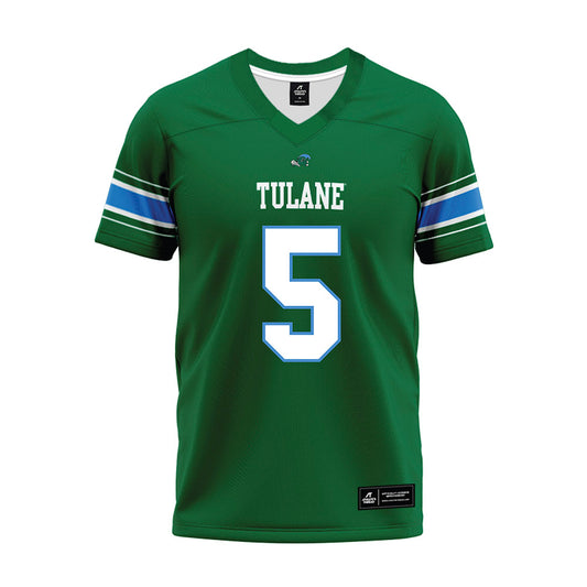 Tulane - NCAA Football : Harvey Dyson III - Green Premium Football Jersey-0