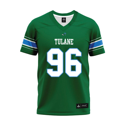 Tulane - NCAA Football : Geordan Guidry - Green Premium Football Jersey