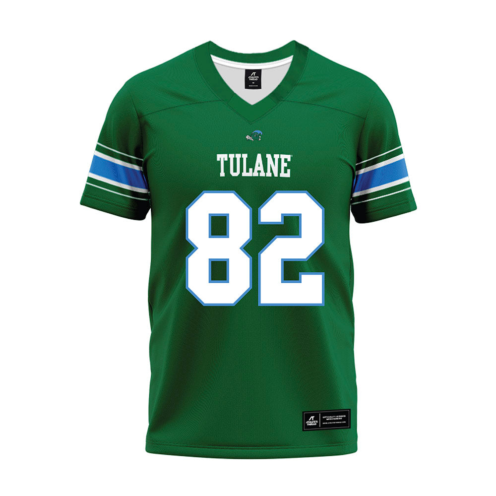 Tulane - NCAA Football : Erik Urbaniak - Green Premium Football Jersey