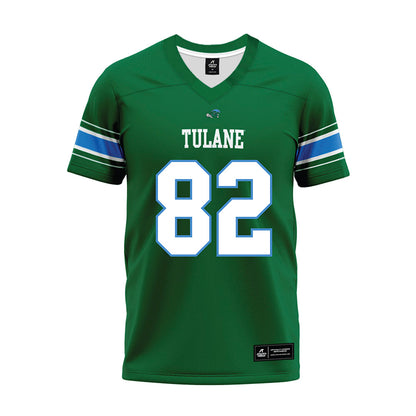 Tulane - NCAA Football : Erik Urbaniak - Green Premium Football Jersey