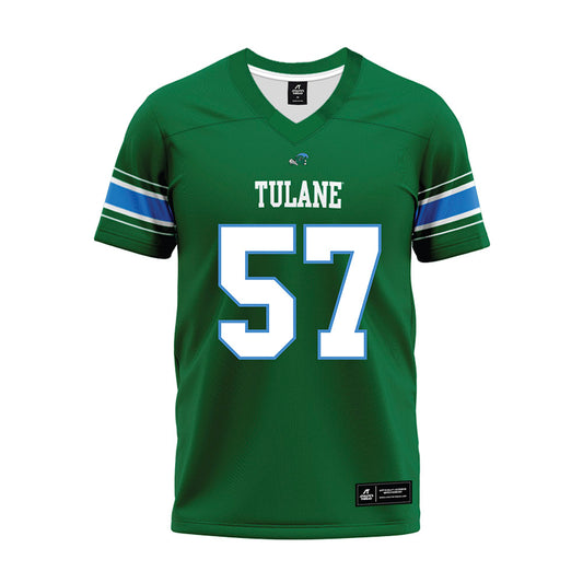 Tulane - NCAA Football : Jason Arredondo - Green Premium Football Jersey-0
