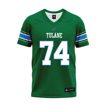 Tulane - NCAA Football : Landry Cannon - Green Premium Football Jersey