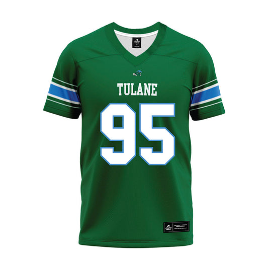 Tulane - NCAA Football : Trevon Mcalpine - Green Premium Football Jersey-0