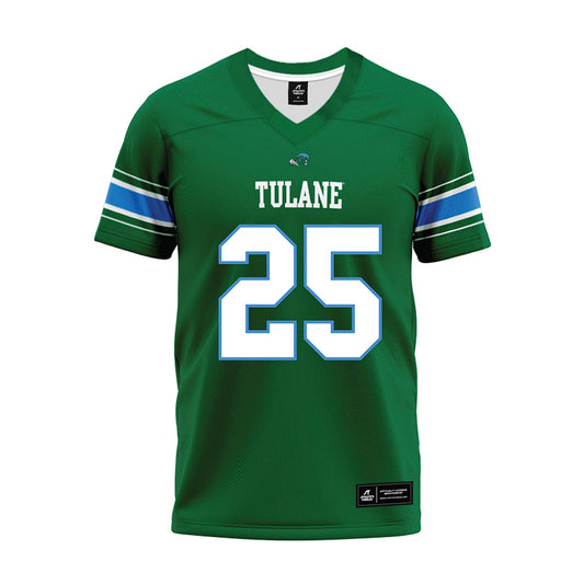 Tulane - NCAA Football : Jamauri McClure - Green Premium Football Jersey