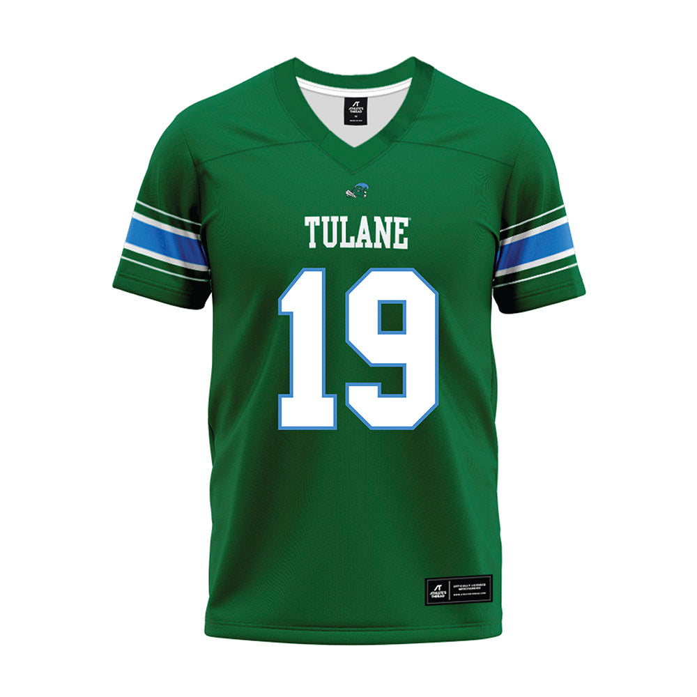 Tulane - NCAA Football : Shaun Nicholas - Green Premium Football Jersey