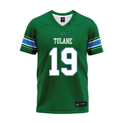 Tulane - NCAA Football : Shaun Nicholas - Green Premium Football Jersey