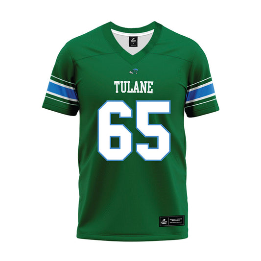 Tulane - NCAA Football : Andrew Goodman - Green Premium Football Jersey-0