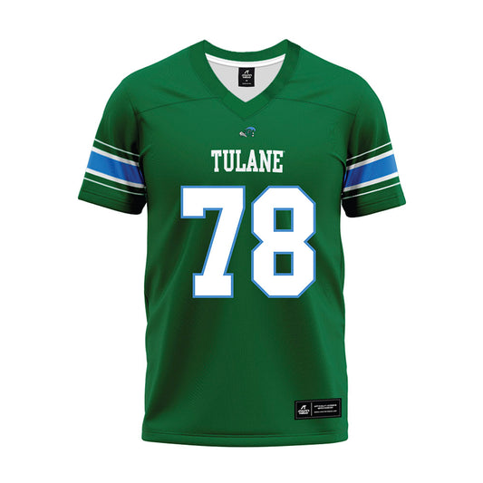 Tulane - NCAA Football : Reese Baker - Green Premium Football Jersey-0