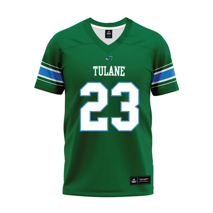Tulane - NCAA Football : Javin Gordon - Green Premium Football Jersey-0