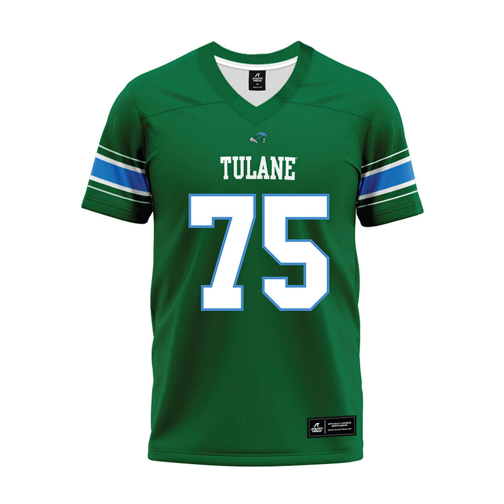 Tulane - NCAA Football : Colin O'Carroll - Green Premium Football Jersey