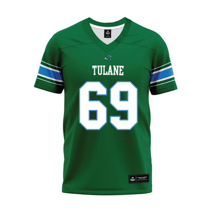 Tulane - NCAA Football : Rashad Green - Green Premium Football Jersey