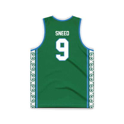 Tulane - NCAA Women's Basketball : Kendall Sneed - Green Basketball Jersey-1