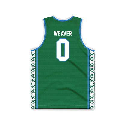 Tulane - NCAA Women's Basketball : Jordyn Weaver - Green Basketball Jersey-1