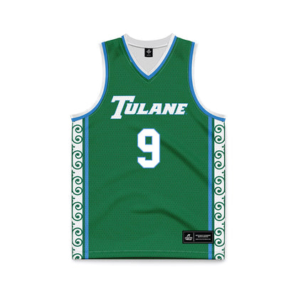 Tulane - NCAA Women's Basketball : Kendall Sneed - Green Basketball Jersey-0