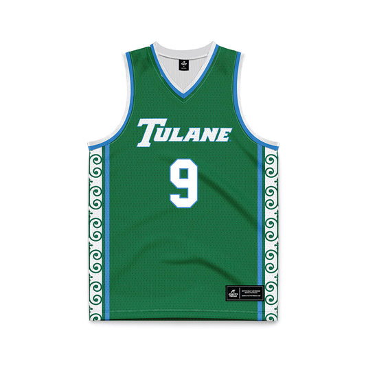 Tulane - NCAA Women's Basketball : Kendall Sneed - Green Basketball Jersey-0