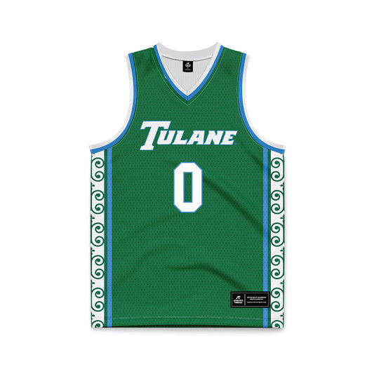 Tulane - NCAA Women's Basketball : Jordyn Weaver - Green Basketball Jersey-0